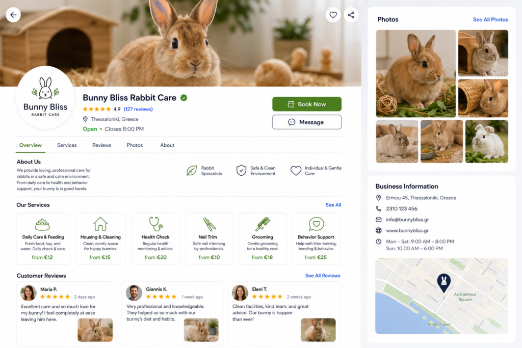 PetsAgile_Professional pet business profile designed to improve visibility and attract more customers